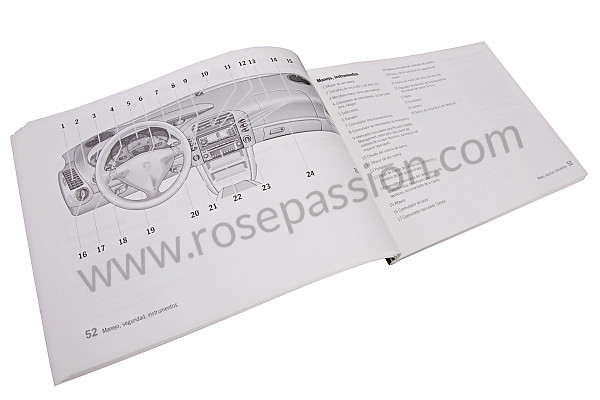 P91243 - User and technical manual for your vehicle in spanish boxster boxster s 2004 for Porsche 