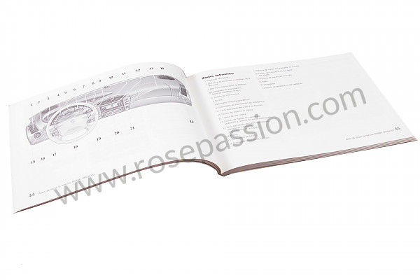 P83789 - Betriebsanleitung und technisches handbuch für ihr fahrzeug auf spanisch boxster boxster s 1999 für Porsche 