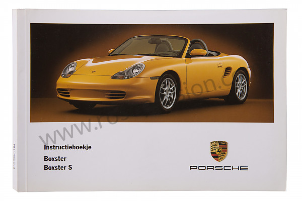 P86412 - Manual de utilización y técnico de su vehículo en holandés boxster boxster s 2003 para Porsche Boxster / 986 • 2003 • Boxster s 3.2 • Cabrio • Caja manual de 6 velocidades