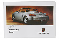 P80313 - Manuale d'uso e tecnico del veicolo in tedesco boxster boxster s 1997 per Porsche 