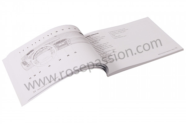 P78219 - User and technical manual for your vehicle in english boxster boxster s 1997 for Porsche 