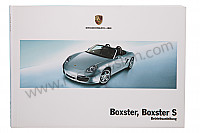 P119593 - Manual de utilización y técnico de su vehículo en alemán boxster boxster s 2007 para Porsche 