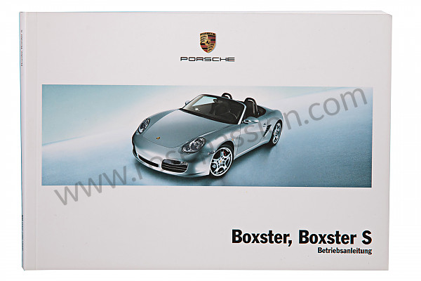 P119593 - Manuale d'uso e tecnico del veicolo in tedesco boxster boxster s 2007 per Porsche 