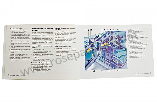 P130167 - Betriebsanleitung und technisches handbuch für ihr fahrzeug auf französisch boxster boxster s 2008 für Porsche Boxster / 987 • 2008 • Boxster 2.7 • Cabrio • 5-gang-handschaltgetriebe