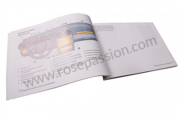 P119598 - Betriebsanleitung und technisches handbuch für ihr fahrzeug auf italienisch boxster boxster s 2007 für Porsche 
