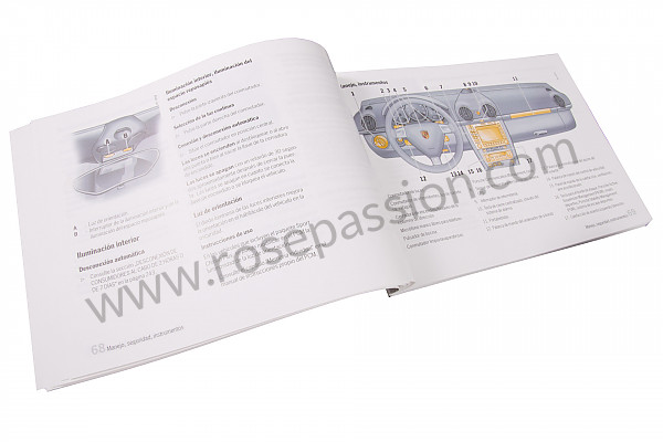 P119599 - Gebruiks- en technische handleiding van uw voertuig in het spaans boxster boxster s 2007 voor Porsche 