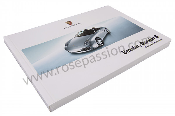 P119599 - User and technical manual for your vehicle in spanish boxster boxster s 2007 for Porsche 