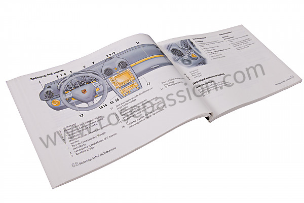 P119611 - Betriebsanleitung und technisches handbuch für ihr fahrzeug auf deutsch cayman 2007 für Porsche 
