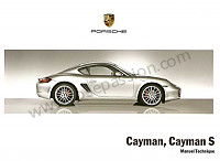 P119614 - User and technical manual for your vehicle in french cayman 2007 for Porsche 