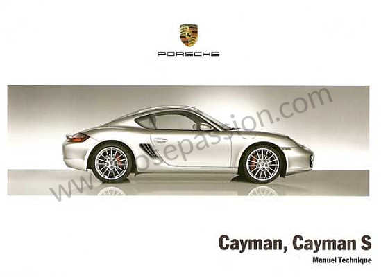 P119614 - User and technical manual for your vehicle in french cayman 2007 for Porsche 