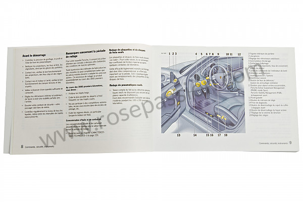 P130153 - Gebruiks- en technische handleiding van uw voertuig in het frans cayman cayman s 2008 voor Porsche 