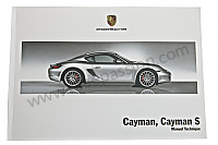 P130153 - Manual utilização e técnico do seu veículo em francês cayman cayman s 2008 para Porsche 