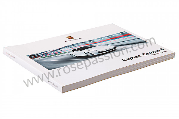 P145486 - User and technical manual for your vehicle in french cayman cayman s 2009 for Porsche 