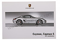 P119616 - Betriebsanleitung und technisches handbuch für ihr fahrzeug auf italienisch cayman 2007 für Porsche 