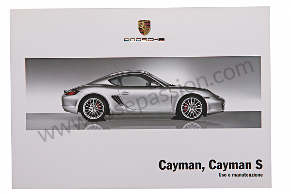 P119616 - Manual de utilización y técnico de su vehículo en italiano cayman 2007 para Porsche 
