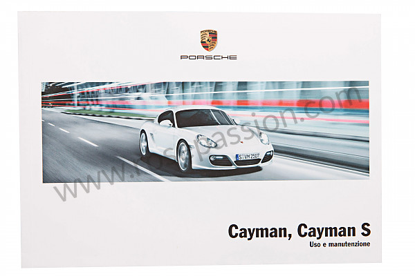 P145494 - Manual utilização e técnico do seu veículo em italiano cayman cayman s 2009 para Porsche Cayman / 987C • 2008 • Cayman s 3.4 • Caixa automática