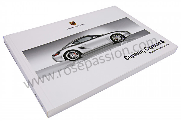 P119617 - Manuale d'uso e tecnico del veicolo in spagnolo cayman 2007 per Porsche 
