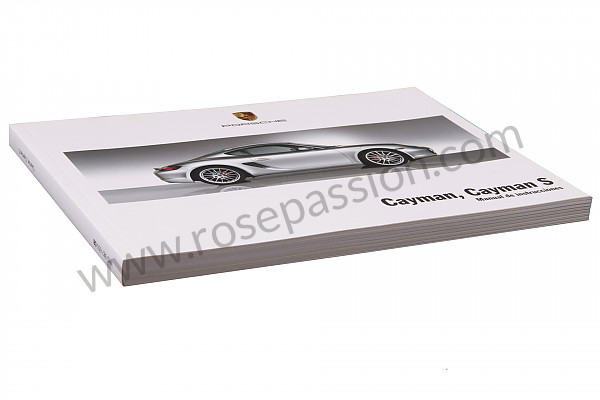 P130157 - Manuel utilisation et technique de votre véhicule en espagnol cayman cayman S 2008 pour Porsche Cayman / 987C • 2008 • Cayman s 3.4 • Boite auto