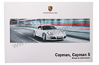 P145480 - Betriebsanleitung und technisches handbuch für ihr fahrzeug auf spanisch cayman cayman s 2009 für Porsche 