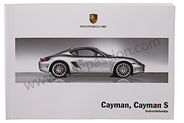 P130158 - Betriebsanleitung und technisches handbuch für ihr fahrzeug auf niederländisch cayman cayman s 2008 für Porsche 