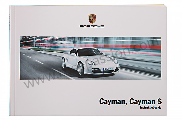 P145479 - Gebruiks- en technische handleiding van uw voertuig in het nederlands cayman cayman s 2009 voor Porsche 