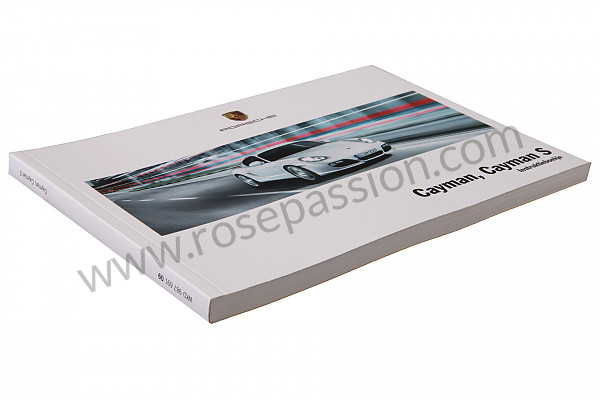 P145479 - User and technical manual for your vehicle in dutch cayman cayman s 2009 for Porsche 