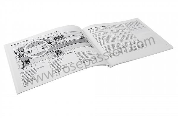 P78387 - Manuale d'uso e tecnico del veicolo in tedesco 911 carrera 911 turbo 1998 per Porsche 