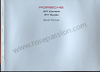 P80323 - User and technical manual for your vehicle in french 911 carrera 911 turbo 1998 for Porsche 