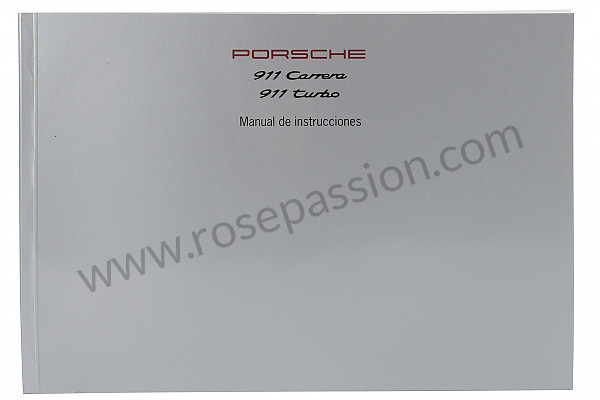 P79941 - User and technical manual for your vehicle in italian 911 carrera 911 turbo 1998 for Porsche 