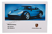 P83700 - Manual de utilización y técnico de su vehículo en alemán carrera 2 / 4 2001 para Porsche 