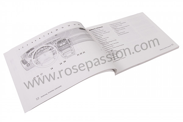 P83700 - Manual de utilización y técnico de su vehículo en alemán carrera 2 / 4 2001 para Porsche 
