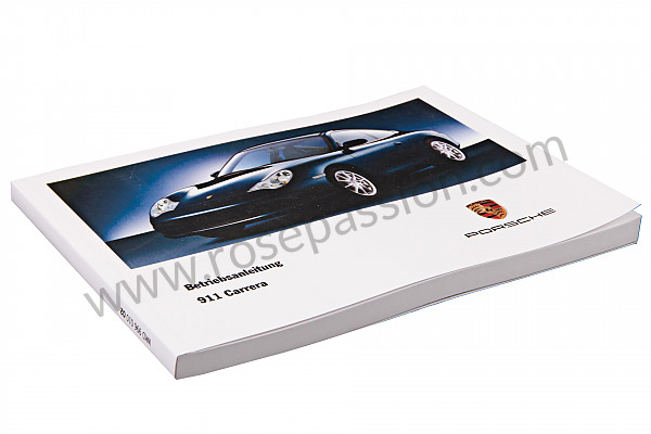 P83636 - Manuel utilisation et technique de votre véhicule en allemand carrera 2 / 4 2002 pour Porsche 996 / 911 Carrera • 2002 • 996 carrera 2 • Targa • Boite manuelle 6 vitesses