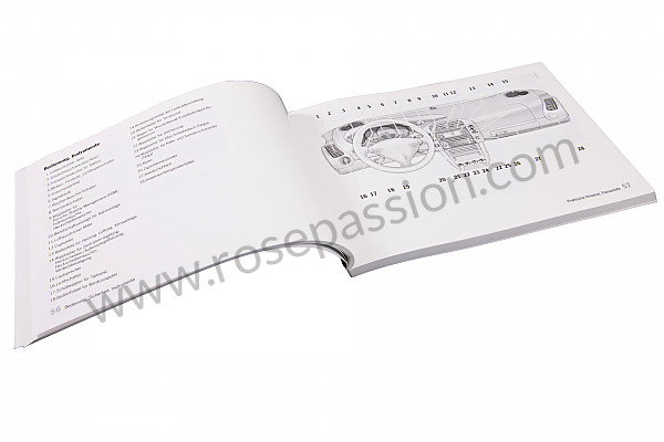 P91236 - Manual de utilización y técnico de su vehículo en alemán 911 2004 para Porsche 996 / 911 Carrera • 2004 • 996 carrera 2 • Targa • Caja manual de 6 velocidades