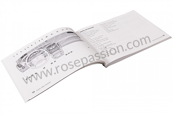 P83637 - User and technical manual for your vehicle in english carrera 2 / 4 2000 for Porsche 