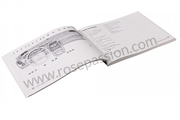 P83638 - User and technical manual for your vehicle in english carrera 2 / 4 2001 for Porsche 
