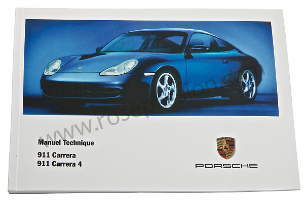 P84837 - Manuale d'uso e tecnico del veicolo in francese carrera 2 / 4 2001 per Porsche 