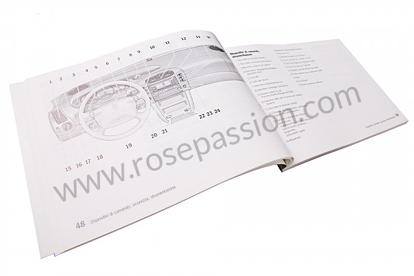 P83644 - Manuale d'uso e tecnico del veicolo in italiano carrera 2 / 4 2000 per Porsche 