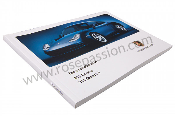 P83645 - Manual de utilización y técnico de su vehículo en italiano carrera 2 / 4 2001 para Porsche 996 / 911 Carrera • 2001 • 996 carrera 4 • Cabrio • Caja manual de 6 velocidades