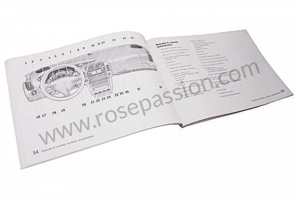 P84836 - Manuel utilisation et technique de votre véhicule en italien carrera 2 / 4 2003 pour Porsche 996 / 911 Carrera • 2003 • 996 carrera 4s • Coupe • Boite manuelle 6 vitesses