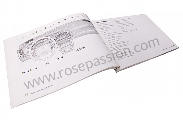 P82430 - Manuale d'uso e tecnico del veicolo in spagnolo carrera 2 / 4 2000 per Porsche 996 / 911 Carrera • 2000 • 996 carrera 2 • Coupe • Cambio auto