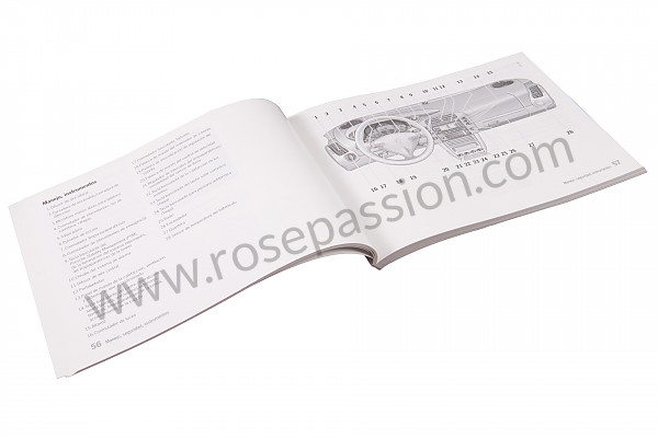 P91595 - Manual de utilización y técnico de su vehículo en español 911 2004 para Porsche 996 / 911 Carrera • 2004 • 996 carrera 4s • Coupe • Caja manual de 6 velocidades