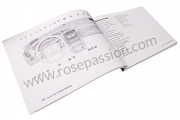 P85520 - User and technical manual for your vehicle in german carrera 2 / 4 1999 for Porsche 996 / 911 Carrera • 1999 • 996 carrera 4 • Coupe • Automatic gearbox