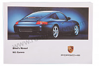 P83653 - Manuale d'uso e tecnico del veicolo in inglese carrera coupe cabrio 996 1998 per Porsche 