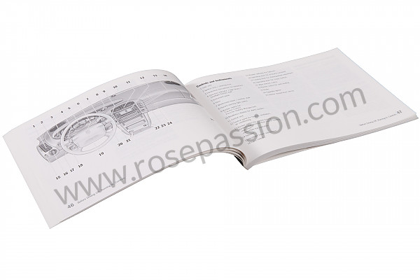P85522 - User and technical manual for your vehicle in english carrera 2 / 4 1999 for Porsche 