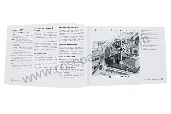 P86426 - User and technical manual for your vehicle in italian carrera 2 / 4 1999 for Porsche 996 / 911 Carrera • 1999 • 996 carrera 4 • Coupe • Automatic gearbox