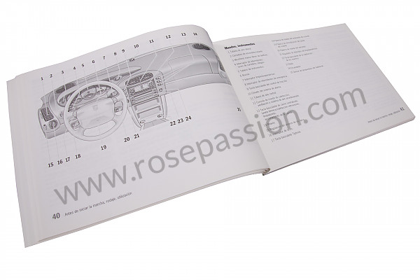 P84833 - User and technical manual for your vehicle in spanish carrera coupe cabrio 996 1998 for Porsche 996 / 911 Carrera • 1998 • 996 carrera 2 • Coupe • Automatic gearbox