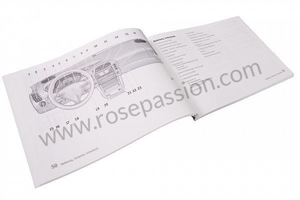 P83661 - Betriebsanleitung und technisches handbuch für ihr fahrzeug auf deutsch 911 turbo 2001 für Porsche 