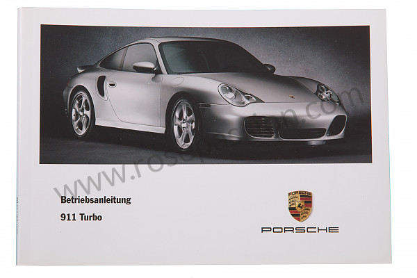P83661 - 操作说明 为了 Porsche 996 Turbo / 996T / 911 Turbo / GT2 • 2001 • 996 turbo • Coupe