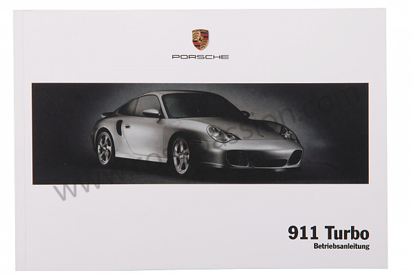 P101196 - Manuel utilisation et technique de votre véhicule en allemand 911 turbo 2005 pour Porsche 