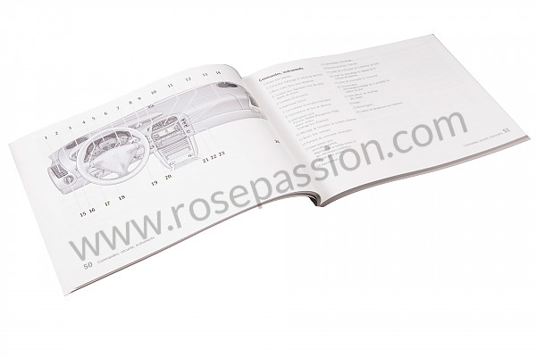 P83690 - Manual de utilización y técnico de su vehículo en francés 911 turbo 2001 para Porsche 996 Turbo / 996T / 911 Turbo / GT2 • 2001 • 996 turbo gt2 • Coupe • Caja manual de 6 velocidades